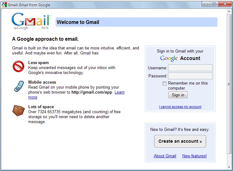 gmail desktop