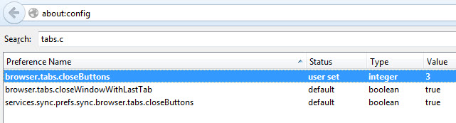 firefox close tab button