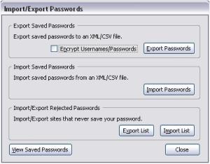 export passwords firefox