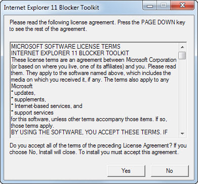 internet explorer 11 blocker toolkit