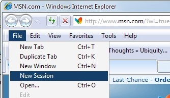 internet explorer 8