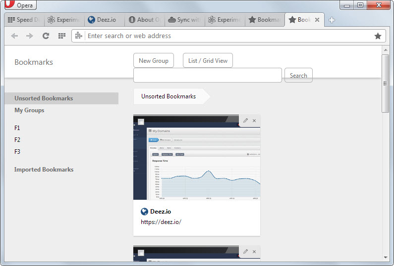 bookmarks opera