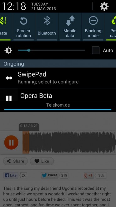 opera html5 audio