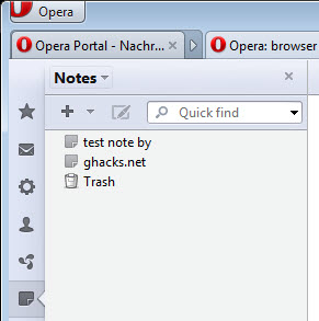 opera notes