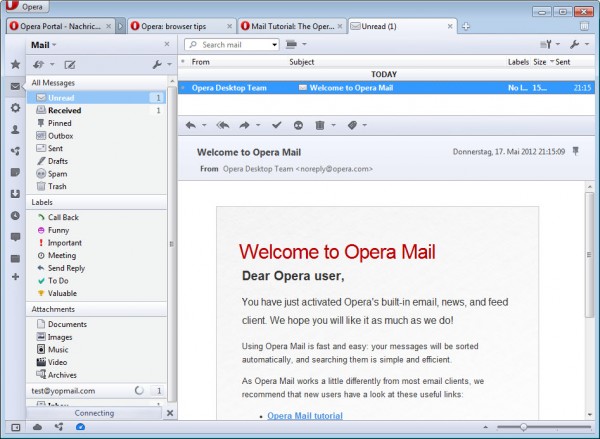 opera mail