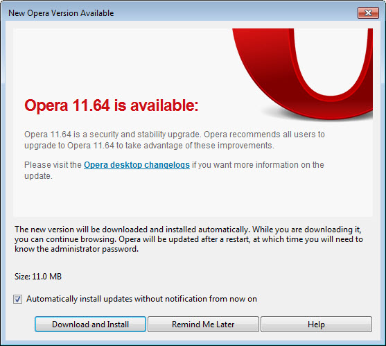 opera 11.64