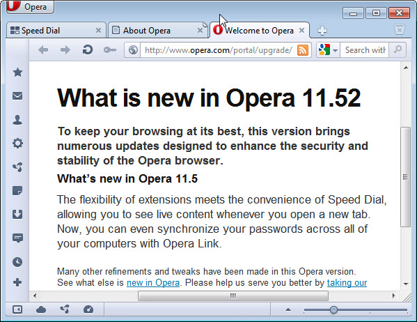 opera update