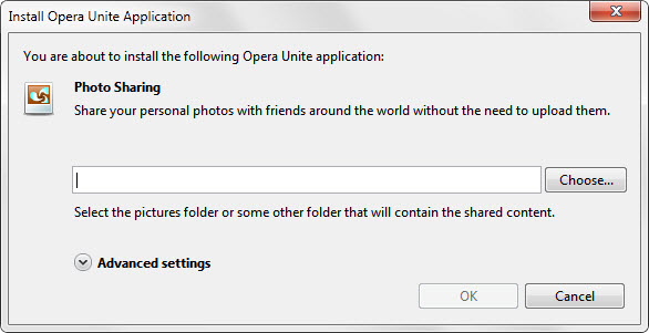 install opera unite