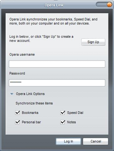 opera link