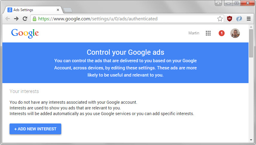 control your google ads