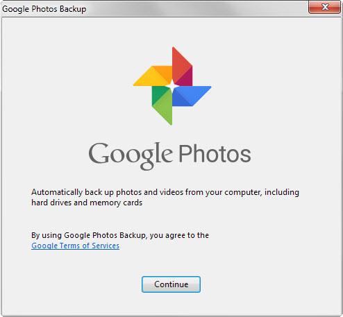 google photos backup