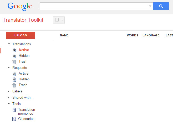 google translator toolkit