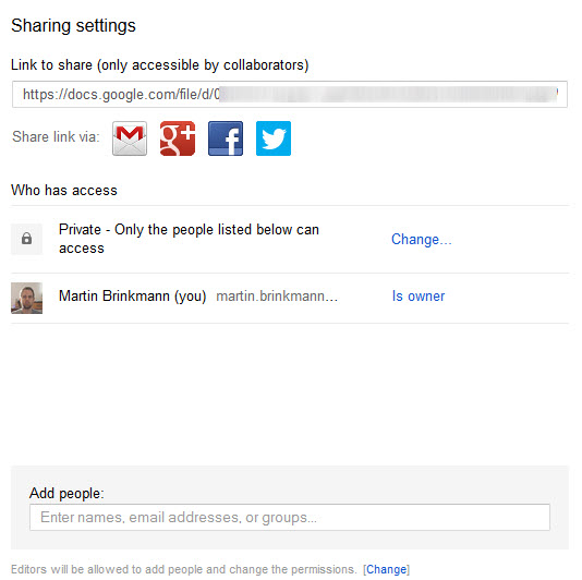 google drive share online