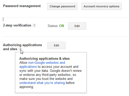 google account security