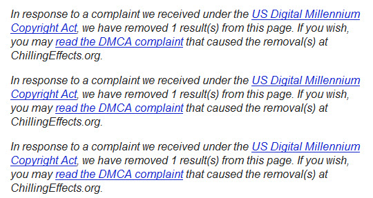 dmca complaint