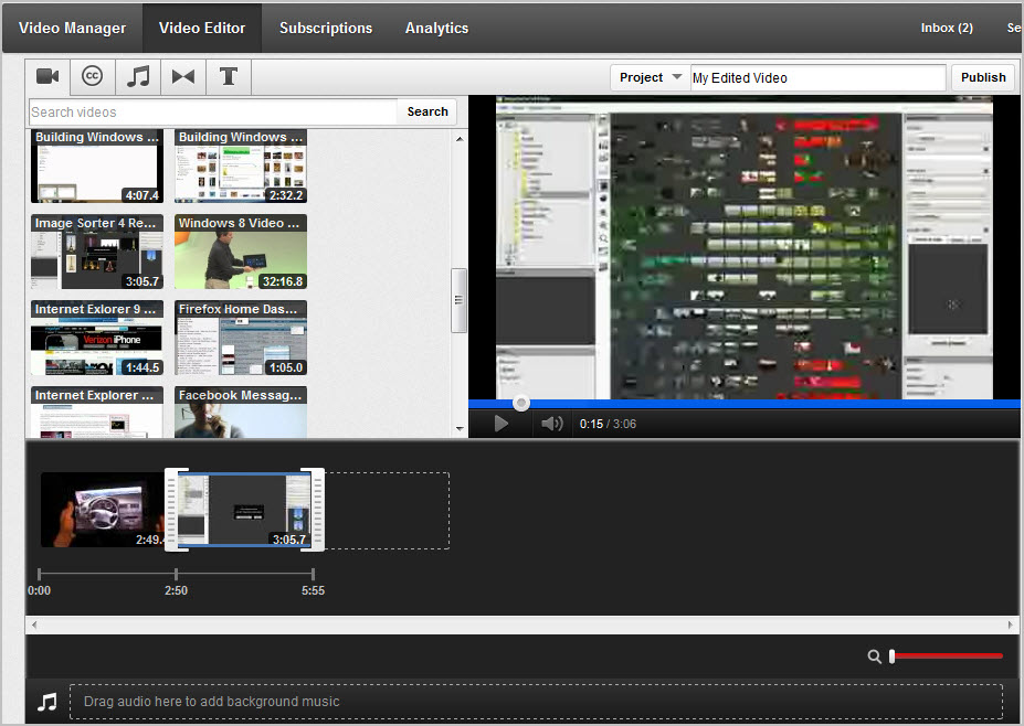 youtube video editor