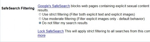 safe search filtering