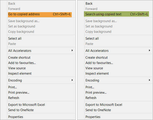 Paste and Go or Go to copied address