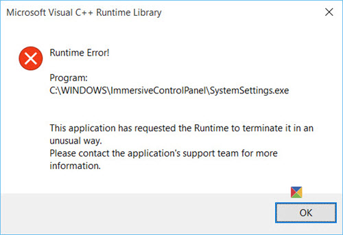 Runtime Error