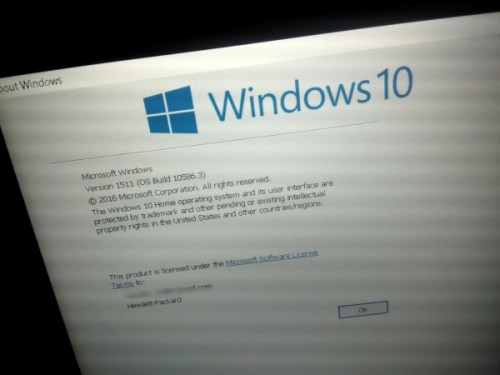 Windows 10 Build 10586