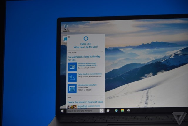 Cortana for Windows 10