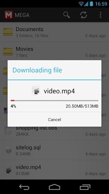Mega for Android1