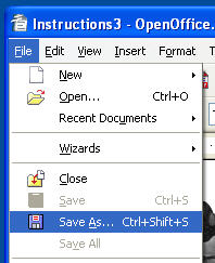 openoffice writer