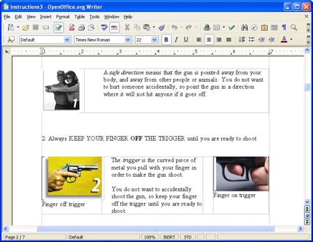 openoffice writer