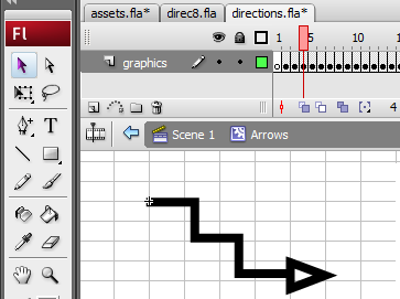 Create graphics in Flash Ide