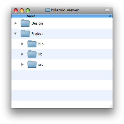 The folder structure which we'll use in our tutorial