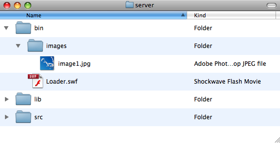 An imaginary folder setup, we're using this example to understand the difference between absolute and relative file paths