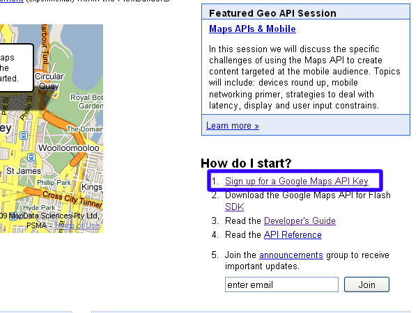 google maps api for flash