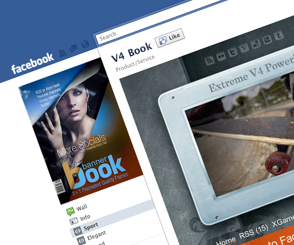 Book – Facebook Fan Page Themes/RSS/Ken Burns/XML