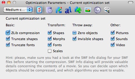 Flash SWF Filesize