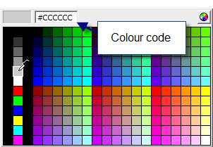 color code for gray