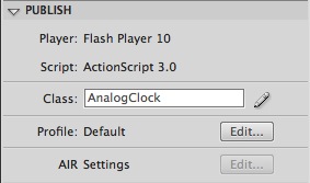 flash clock analog