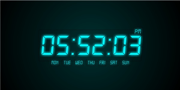 flash clock