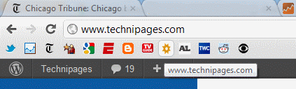 Bookmark Bar icons