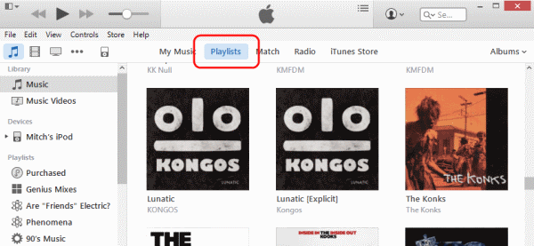 iTunes 12 Sidebar