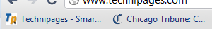 Google Chrome Bookmark Bar