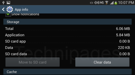 Move to SD card option grayed out