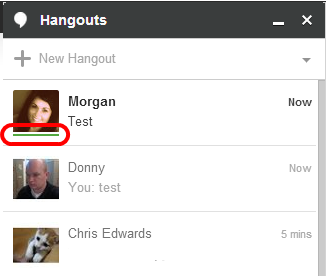 Hangouts User Online