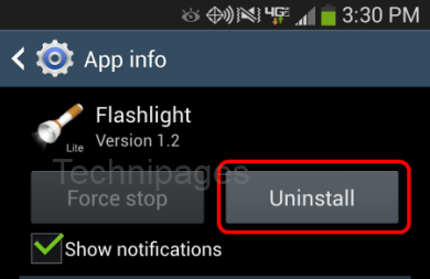 G4 Uninstall Option