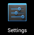 Android 4 Settings icon