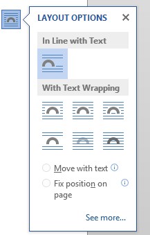 Layout options