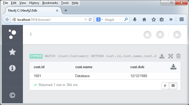 Neo4J CQL Tutorial