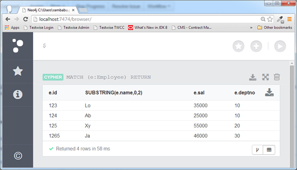 Neo4J CQL Tutorial