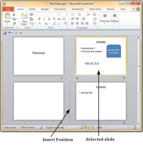 Microsoft PowerPoint 2010