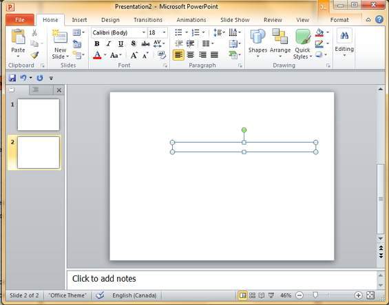 Microsoft PowerPoint 2010