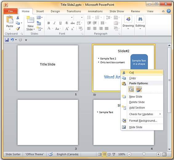 Microsoft PowerPoint 2010